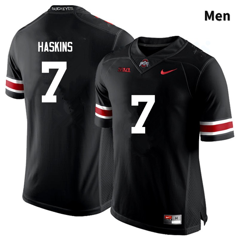 Men's Ohio State Buckeyes #7 Dwayne Haskins Black Game College Stitched Football Jersey 23PB042LI